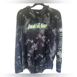 Hollister Men's Tie Dye Long Sleeve Pullover Drawstring Hoodie Shirt L